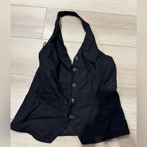 Princess Polly Black Halter Top